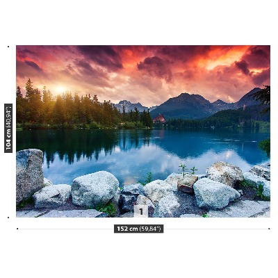 Fotótapéta hegyi tó