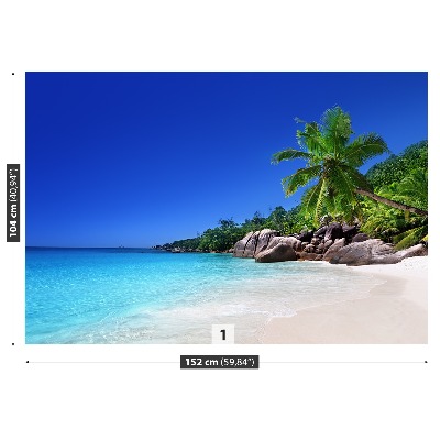 Fotótapéta Seychelles strand