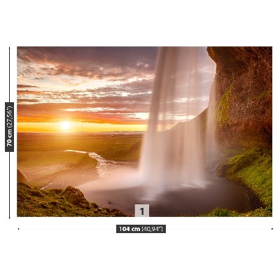 Fotótapéta vízesés Izland