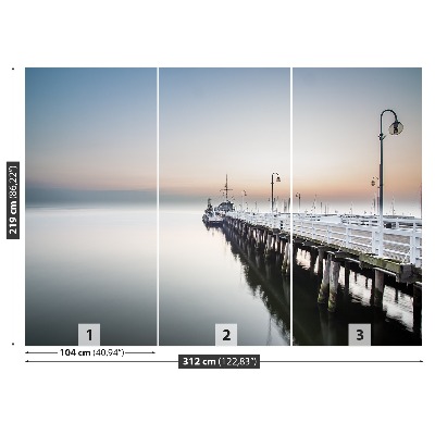 Fotótapéta Pier napkelte