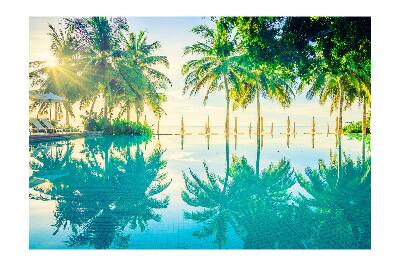 Fotótapéta Palms pool