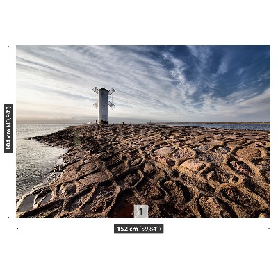 Fotótapéta szélmalom Lighthouse