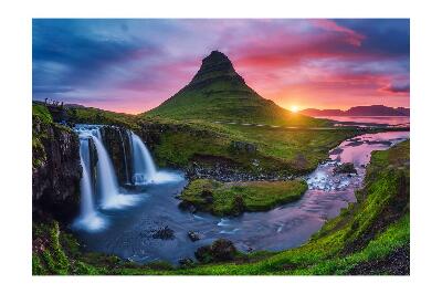 Fotótapéta vulkán Kirkjufell