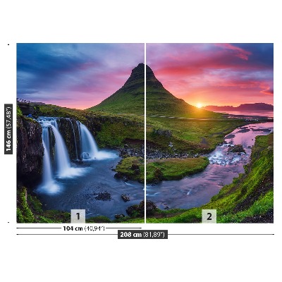 Fotótapéta vulkán Kirkjufell