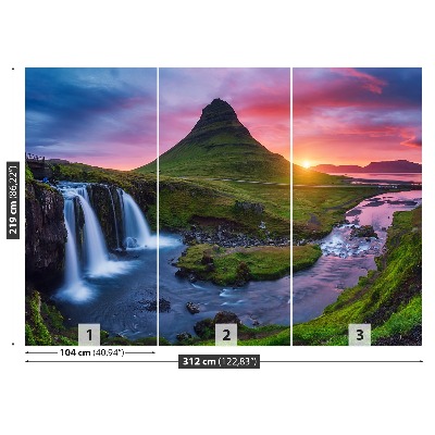 Fotótapéta vulkán Kirkjufell