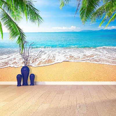 Fotótapéta Palm és a strand