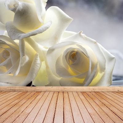 Fotótapéta Fehér rózsák