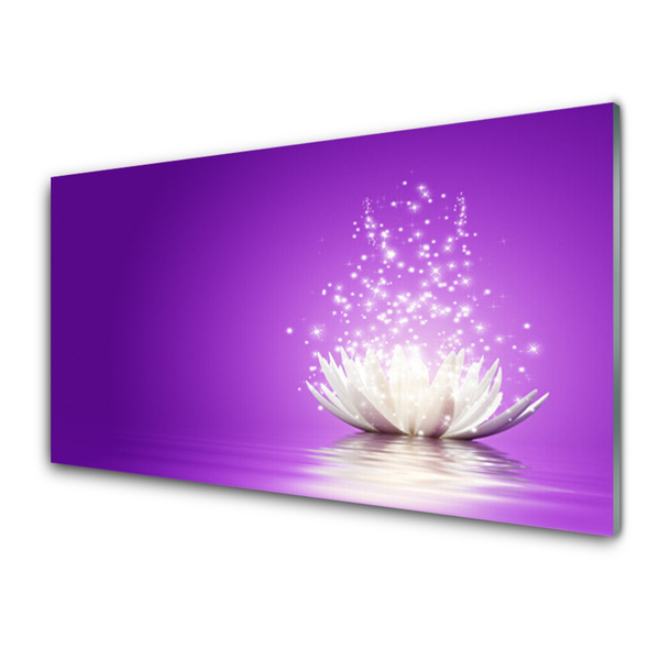 Akril üveg kép lótusz virág