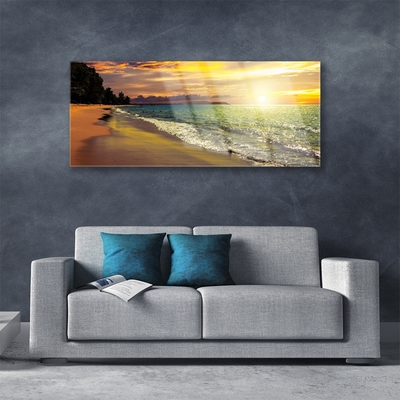 Akrilkép Sun Beach Sea Landscape