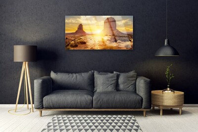 Akrilkép Desert Sun Landscape