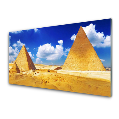 Akrilkép Piramisok Desert Landscape