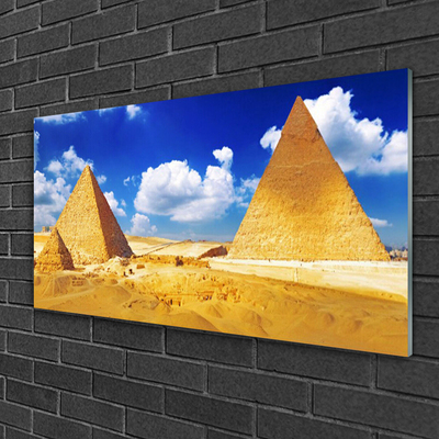 Akrilkép Piramisok Desert Landscape