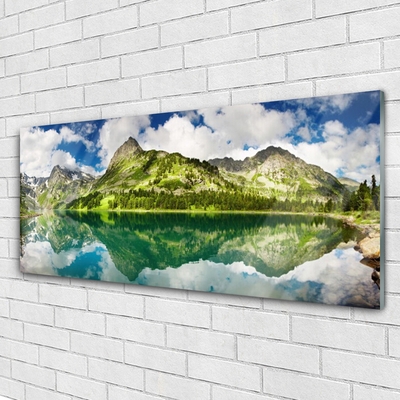 Akril üveg kép Mountain Lake Landscape