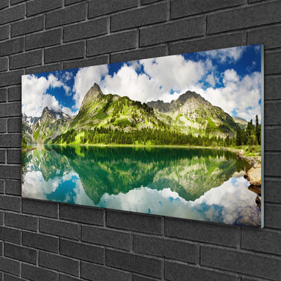 Akril üveg kép Mountain Lake Landscape