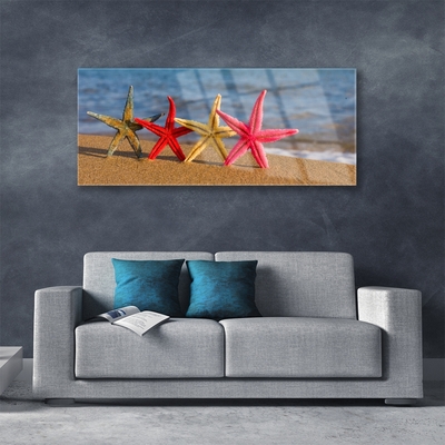 Akrilkép Starfish Beach Art