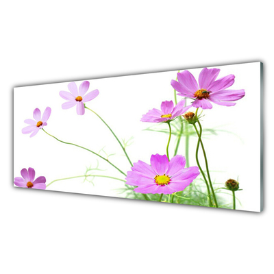 Akril üveg kép virágok növények