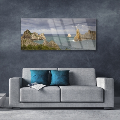 Akril üveg kép Sea Rock Landscape