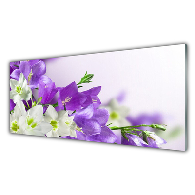Akrilüveg fotó virágok növények