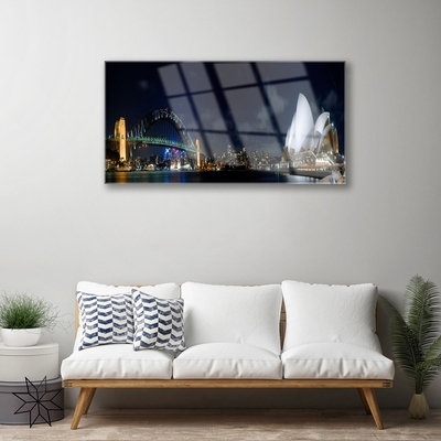 Akrilüveg fotó Sydney Bridge architektúra
