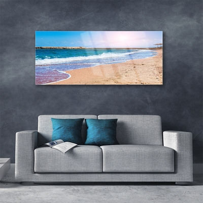 Akril üveg kép Ocean Beach Landscape