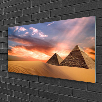 Akrilkép Desert piramisok A Wall