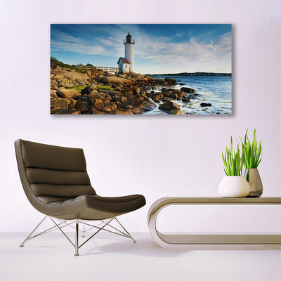 Akril üveg kép Lighthouse Landscape