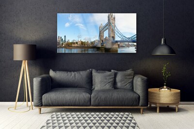 Akrilkép London Bridge architektúra