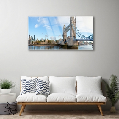 Akrilkép London Bridge architektúra