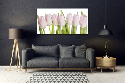 Akrilüveg fotó Tulipán virágok Plant