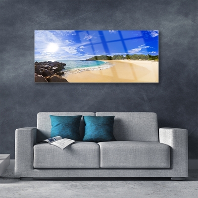 Akrilkép Sun Sea Beach Landscape