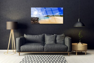 Akrilkép Sun Sea Beach Landscape