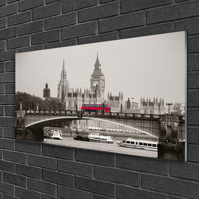 Akril üveg kép London Bridge, Big Ben