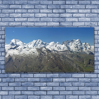 Akrilüveg fotó Snow Mountain Landscape