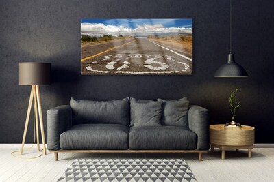 Akril üveg kép Way of the Desert Highway