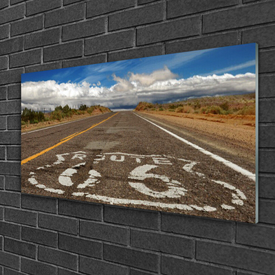 Akril üveg kép Way of the Desert Highway