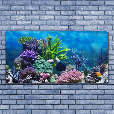 Akril üveg kép Akváriumi halak a víz alatt