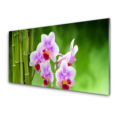 Akrilkép Bamboo Orchid Virág Zen