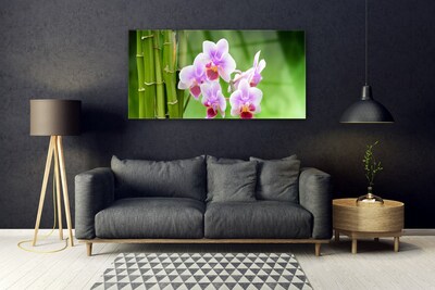 Akrilkép Bamboo Orchid Virág Zen