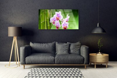 Akrilkép Bamboo Orchid Virág Zen