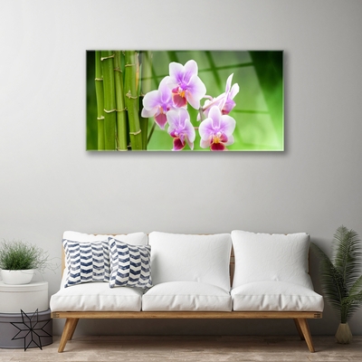 Akrilkép Bamboo Orchid Virág Zen