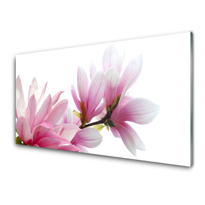 Konyhai hátfal panel Magnolia flower