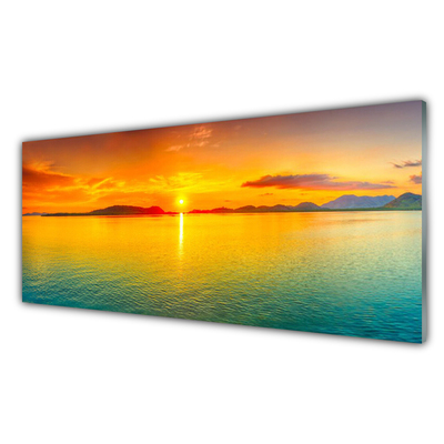 Konyhai panel Sea sun landscape