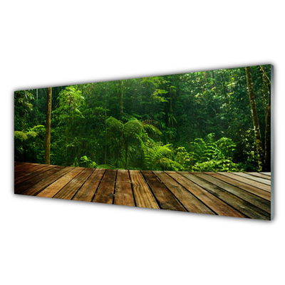 Konyhai dekor panel Forest nature plant