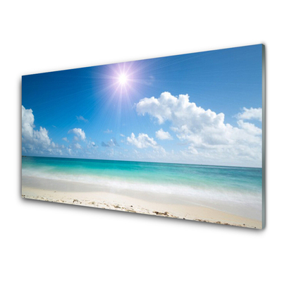 Konyhai falburkoló panel Sea beach sun landscape