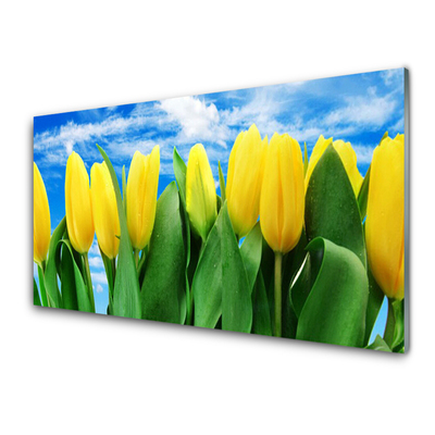 Konyhai panel Tulipán virágok