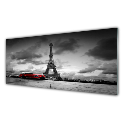 Konyhai falburkoló panel Eiffel-torony architecture