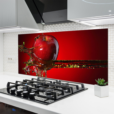 Konyhai hátfal panel Apple water kitchen