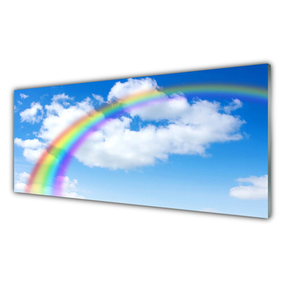 Konyhai panel Rainbow sky felhők