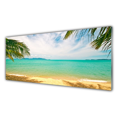 Konyhai dekor panel Sea beach landscape