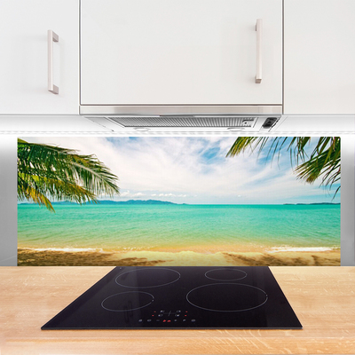 Konyhai dekor panel Sea beach landscape